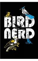 Bird Nerd: Lined Notebook Journal