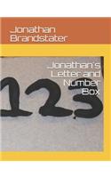 Jonathan's Letter and Number Box