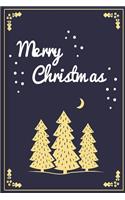 Merry Christmas Journal Notebook