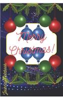 Merry Christmas Journal Notebook