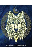 Wolf Weekly Planner 2020 dated with to do notes