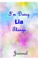 I'm Doing Lia Things Journal
