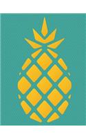 Calligraphy Paper Notebook: Pineapple