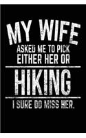 My Wife Asked Me To Pick Either Her Or Hiking I Sure Do Miss Her.