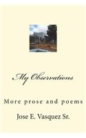 My Observations: More poems