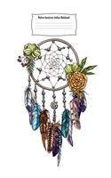 Native American Indian Notebook: 6x9 Native American Indian Design Lined Wide Ruled Composition Book Paper Notebook Journal or Diary Unique Inspirational Gift for Friend or Family -