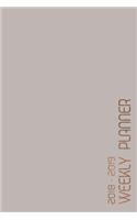 2018 - 2019 Weekly Planner