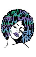 I Am My Ancestors Wildest Dreams: Green Purple College Ruled Notebook (7.5 X 9.25) 200 Pages(college Notebook, Ruled Notebook,200 Page Composition Book,200 Page Journal,200 Page Note