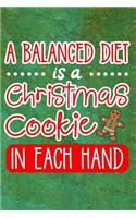 A Balanced Diet Is a Christmas Cookie in Each Hand