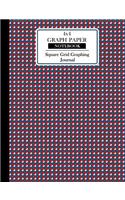 4x4 Graph Paper Notebook. Square Grid Graphing Journal