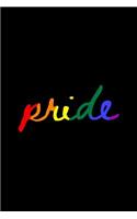 Pride Rainbow Journal Gay Pride Series