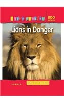 I Love Reading Fact Files 800 Words: Lions in Danger