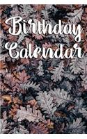 Birthday Calendar