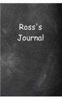 Ross Personalized Name Journal Custom Name Gift Idea Ross: (Notebook, Diary, Blank Book)(Name Personalized Journals Notebooks Diaries)