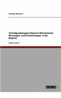 Vermogensbezogene Steuern. Okonomische Wirkungen Und Entwicklungen in Der Empirie