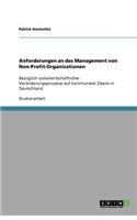 Anforderungen an das Management von Non-Profit-Organisationen