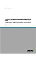 Politische Werbung im Bundestagswahlkampf 2009