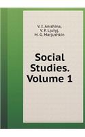 Social Studies. Volume 1