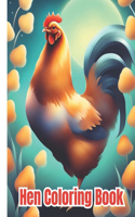 Hen Coloring Book