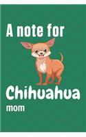 A note for Chihuahua mom