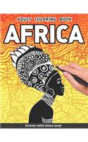 Africa Adults Coloring Book