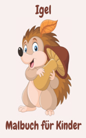 Igel Malbuch für Kinder