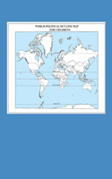 World - Political Out Line Map for Childrens