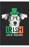 Jack Russel Terrier Notebook 'St. Patrick's Day' - Gift for Dog Lovers - Jack Russel Terrier Journal: Medium College-Ruled Journey Diary, 110 page, Lined, 6x9 (15.2 x 22.9 cm)