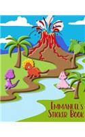 Emmanuel's Sticker Book: Blank Pages for Drawing or Putting Stickers