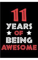 11 Years Of Being Awesome