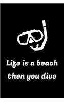 Notebook for Scuba Divers, Medium Ruled Journal