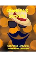 Grandpa's Secrets Keepsake & Memory Book
