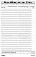 Time Observation Form