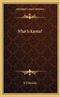 What Is Karma?