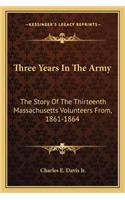 Three Years In The Army