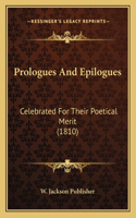 Prologues And Epilogues