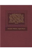 Luciliburgensia Sive Luxemburgum Romanum