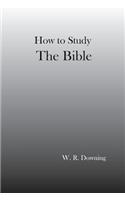 How to Study the Bible