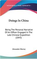 Doings in China