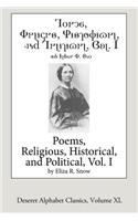 Poems-Religious, Historical, and Political, Vol. 1 (Deseret Alphabet edition)