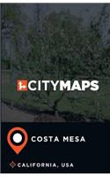 City Maps Costa Mesa California, USA