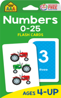 School Zone Numbers 0-25 Flash Cards