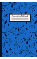 Composition Notebook: Bleu Eyes Background 120 Pages Lined Journal - 6x9 Inches College Ruled - School Subject Book Notes: Unique Design, journal, notebook, Gift, 2020