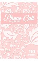 Phone Call Log Book