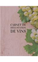 Carnet de dégustation de vins