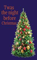 Twas the night before Christmas: Lined writing notebook journal for christmas lists, journal, menus, gifts, and more