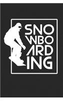 Snowboarding: Snowboard College Ruled Notebook (6x9 inches) with 120 Pages