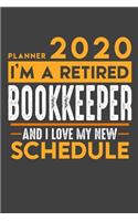 Weekly Planner 2020 - 2021 for retired BOOKKEEPER: I'm a retired BOOKKEEPER and I love my new Schedule - 120 Weekly Calendar Pages - 6 x 9 - Retirement Planner