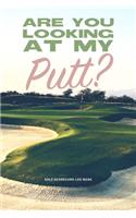 Golf Scorecard Log Book