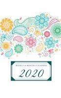 Weekly & Monthly Planner 2020